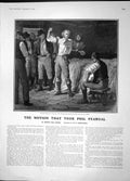 Old Antique Print 1904 Phil Feargal Philip Mac Antier Illustration Story 20th