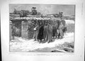 Original Old Antique Print 1904 Itzeshan Fort Port Arthur War Car Salon Paris
