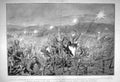 Original Old Antique Print 1904 War Port Arthur Barbed Wire Siers War Battle