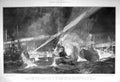 Old Antique Print 1904 View Gamecock Ships Dogger Bank Baltic War Stubbs 20th