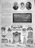 Original Old Antique Print 1905 Mocatta Duchess Saxe Weimar James Blair Mappin