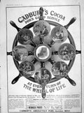 Original Old Antique Print 1905 Cadburys Cocoa Advertisement Drinking Chocolate