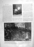 Original Old Antique Print 1905 Alasdair Campbell Adrian Moray Kinloch Cudworth