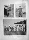 Original Old Antique Print 1905 Captain Kato Japan Oshima War Siers Tokio 20th