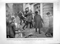 Original Old Antique Print 1905 Massacre Vodka Shop Vassili Ostroff Troubetzkoi