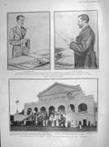 Old Antique Print 1905 O'Beirne Nekludoff Lord Ampthill Murray Blomfield 20th