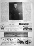 Old Antique Print 1905 Portrait Professor Adolf Von Menzel German Painter 20th