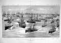 Old Antique Print 1905 Obsolete War Ships Pearl Galatea Warspite Barrosa 20th