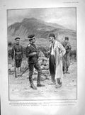 Old Antique Print 1905 Turko-Bulgarian Frontier Kustendil Robinson Levi 20th