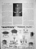 Original Old Antique Print 1905 Regimental Plate Hampshire Regiment Mappin Webb
