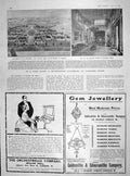 Original Old Antique Print 1905 Stafford House Duke Sutherland Gem Jewellery