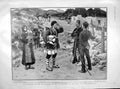 Original Old Antique Print 1905 Refugees Djuma Macedonia Portsmouth Harbour