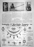 Original Old Antique Print 1905 Etruscan Chariot New York Musuem Gsmith London