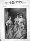 Original Old Antique Print 1905 Princess Margaret Connaught Beatrice Ena Mary
