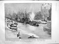 Old Antique Print 1905 London Council Thames Steamboats Cricket Windsor 20th