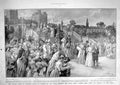 Old Antique Print 1905 Garden Party Windsor Castle Royal Wedding London 20th