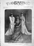 Original Old Antique Print 1905 Portrait Queen Duchess Fife Princess Victoria