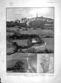 Original Old Antique Print 1905 King Queen Harrow Church School Playing-Fields
