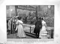 Old Antique Print 1905 Graphic Naval Map Earl'S Court Exhibition Rouvier 20th