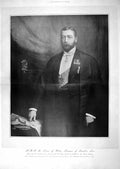 Original Old Antique Print 1905 Portrait Prince Wales Treasurer Lincoln'S Inn