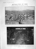 Original Old Antique Print 1905 War Siers Japanese Port Arthur Medical Mukden