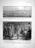 Old Antique Print 1905 British Ships Brest Sakhalin Governor Korsakovsk 20th
