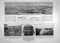 Old Antique Print 1905 Dover Harbour Manchester Ship Canal Hornbill Birds 20th
