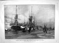 Old Antique Print 1905 French Admiral Ships Massena Gloire Cassini Doris 20th