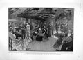Original Old Antique Print 1905 Ship Jaureguiberry Prince House Commons Kitchen