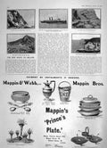 Old Antique Print 1905 Ireland Garron Antrim Giant'S Causeway Cliff Path 20th