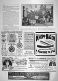 Old Antique Print 1905 Peace News Market Place Moscow Kropp Razor Whisky 20th