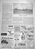 Original Old Antique Print 1905 Ship Perseus French Steamer Annam Somaliland