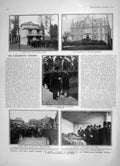Old Antique Print 1905 Loubet Tuberculosis Montigny Ship Armadale Castle 20th