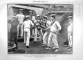Old Antique Print 1905 Navy Gunnery Battle Ship Fayrer Selby Mahony Lady 20th
