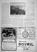 Original Old Antique Print 1905 Jersey Garrison Surrey Regiment Allenburys Food