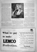 Original Old Antique Print 1905 Portrait Mrs Fitzherbert Lemco Meat 20th