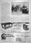 Original Old Antique Print 1905 Lights Out Waldorf Theatre Billiards Allenburys