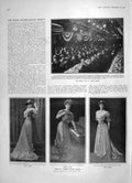 Old Antique Print 1905 Paris Fashion Gowns Coney Island Huntley Palmers 20th