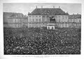 Original Old Antique Print 1905 Amalienborg Palace Copenhagen King Denmark