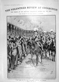 Old Antique Print 1905 Scottish Volunteers Edinburgh King Horse Artillery 20th