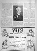 Old Antique Print 1906 Portrait Lord William Ritchie Vim Lever Brothers 20th