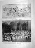 Old Antique Print 1906 Hyena Hunting Jaipur Mahomedan Hyderabad Map World 20th