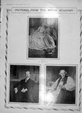 Old Antique Print 1906 Royal Academy Art Webb Salisbury Funeral Birnam 20th