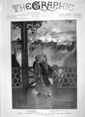 Old Antique Print 1906 Nero Majesty Theatre Mr Tree Singing Rome Burning 20th