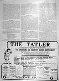 Original Old Antique Print 1906 Tatler Sporting Country House Supplement Advert