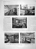 Original Old Antique Print 1906 German Yacht Hohenzollern Hospital Ship Pullman