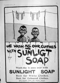 Old Antique Print 1906 Sunlight Soap Lever Brothers Bovril Cranley Violet 20th