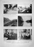 Original Old Antique Print 1906 Panama Canal Isthmian Colon Culebra Sebast 20th