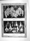 Old Antique Print 1906 Oxford Cambridge Boat Crew Hopwood Ridgeway Lord 20th