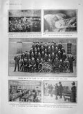 Old Antique Print 1906 Navy Volunteer Corps Westminster Dogs Nigeria War 20th
